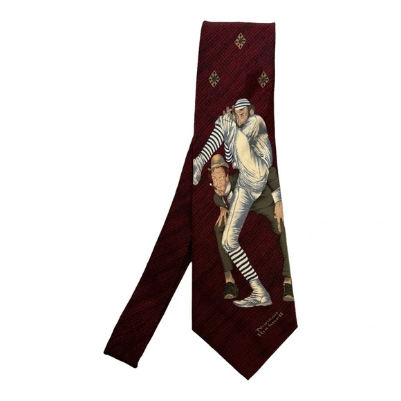 3 Norman Rockwell Ties 1990s - Picture 4 of 14